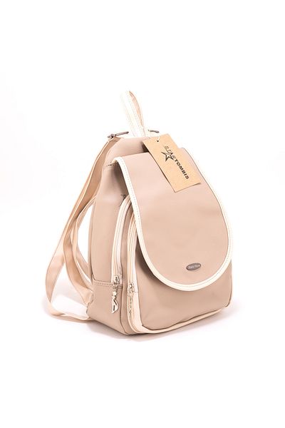 Star Tombis Women's Leather Multi-Compartment Backpack