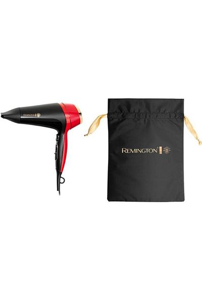 Remington Uscator de par Remington Thermacare Manchester United D5755, 2400 W, 2 viteze (Negru/Rosu)