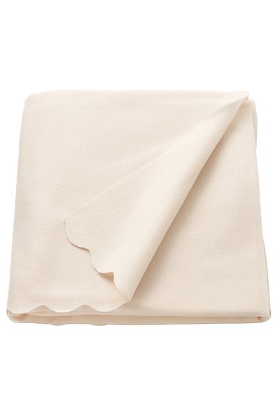 IKEA THORGUN Throw, off-white, 120 x 160 cm