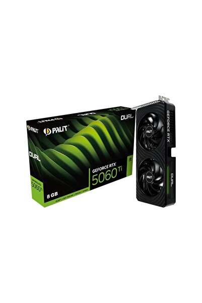 PALIT GeForce RTX5060Ti Dual 8GB 128Bit GDDR7 Ekran Kartı NE7506T019P1-GB2062D
