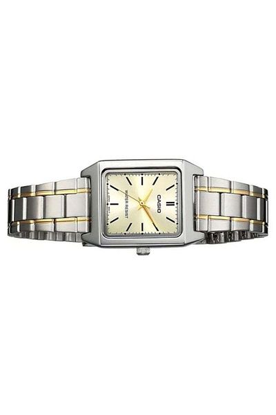 Casio Women's Stainless Steel Analog Watch LTP-V007SG-9EUDF - 31 mm - Silver/Gold