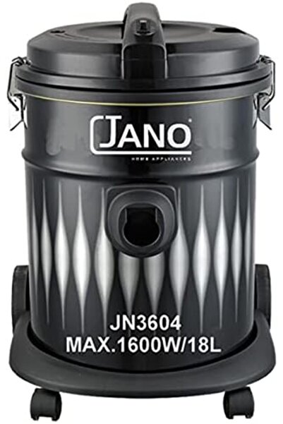 JANO Electric Drum Vacuum Cleaner, 1600w, Black