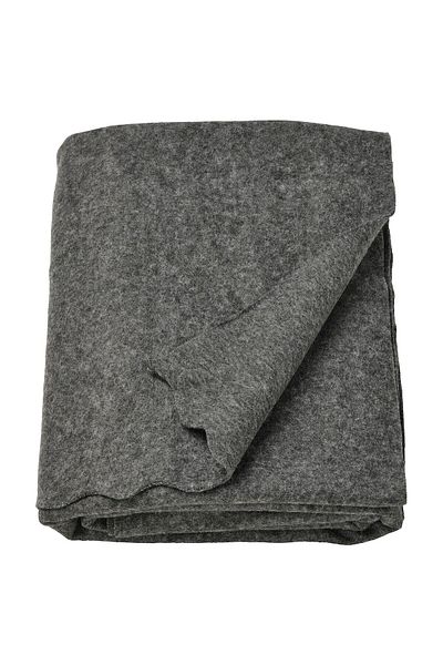 IKEA DAGGK POR Throw, dark grey, 130 x 170 cm