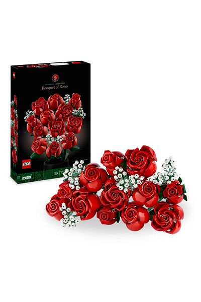 LEGO ®   Icons Rose Bouquet 10328 – Építőkészlet 18 éves kortól (822 darab)