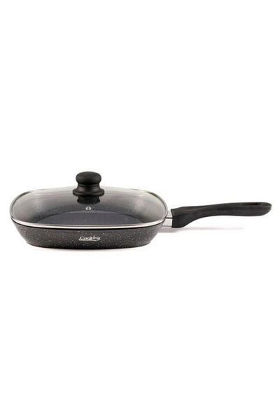 Heinner Heinner Aluminum Grill Pan HR-BET-ROCA28G, 28 x 4 cm (Black)