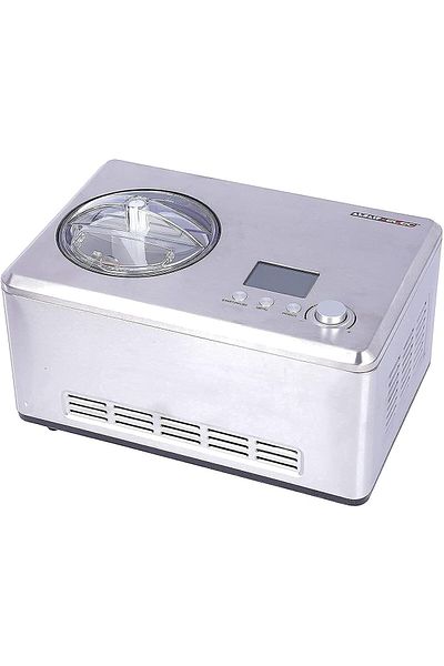 ALSAIF Electric Ice Cream Maker With Stainless Steel, 180w, Silver