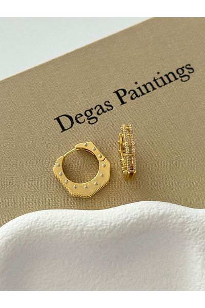 Modadiro Steel Earrings - Claye - Gold