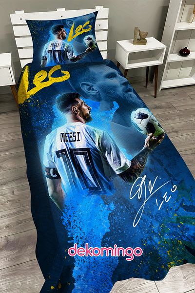 dekomingo Leo Lionel Messi Baby and Children's Room Pi̇ke Set