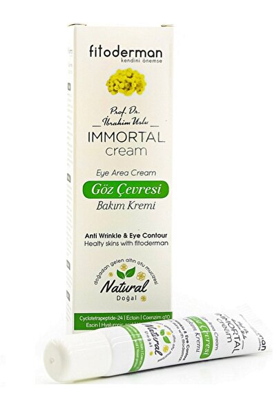 Fitoderman Immortal Morluk Azaltıcı, Nemlendirici, Kırışıklık Karşıtı Göz Çevresi Bakım Kremi 20