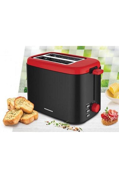 Heinner Prajitor de paine Heinner HTP-800BKR, 1000 W, 2 felii (Negru/Rosu)