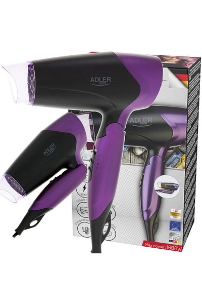 adler Uscator De Par Adler AD2260, 1600W, 2 Trepte De Viteza Si Temperatura, Concentrator De Aer