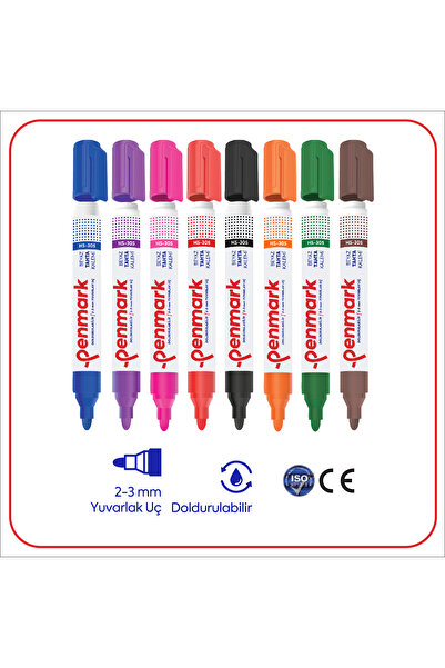 everart Beyaz Tahta Kalemi Seti 8 Adet