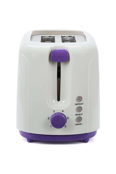 Heinner Prajitor de paine Heinner TP-750UV, 750W, 2 Felii (Alb/Mov)