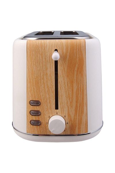 Heinner Prajitor de paine Heinner HTP-WH800BB, 800W, 2 Felii (Alb)