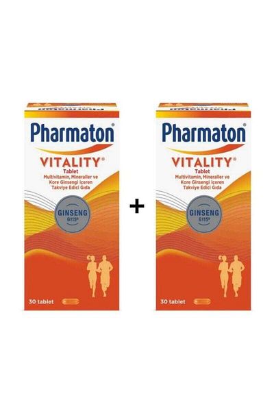 Pharmaton Vitality 30 Tablets Advantageous 2 Pack