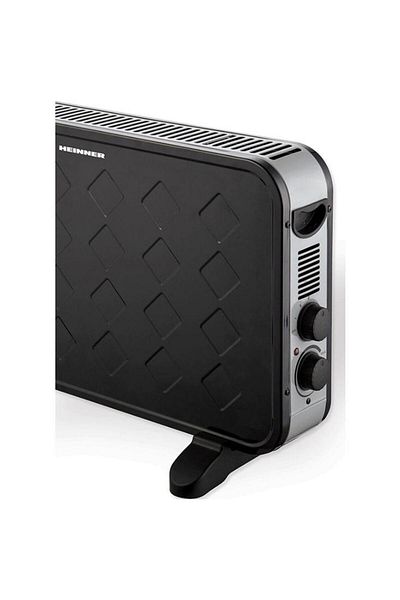 Heinner Convector electric Heinner HCVH-Y2000TBK, 2000W, 2 trepte de putere, Termostat reglabil (Negru)