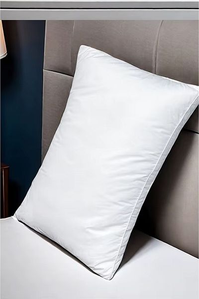 Art Comfort 2-Piece Double Lined Hotel Pillow - Super Soft Microfiber Filled & Neck Supportive