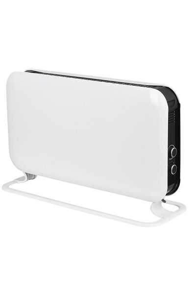 Mill Convector mobil mecanic Mill Instant Mec, 2000W, 3 setari, cu placi laterale din otel (Alb)