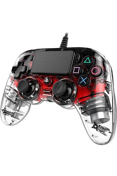 Nacon Controller Nacon Wired Illuminated Compact, pentru PS4 (Rosu)