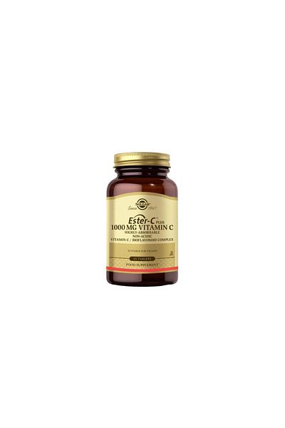 Solgar Ester-c Plus 1000 Mg Food Supplement 60 Tablets
