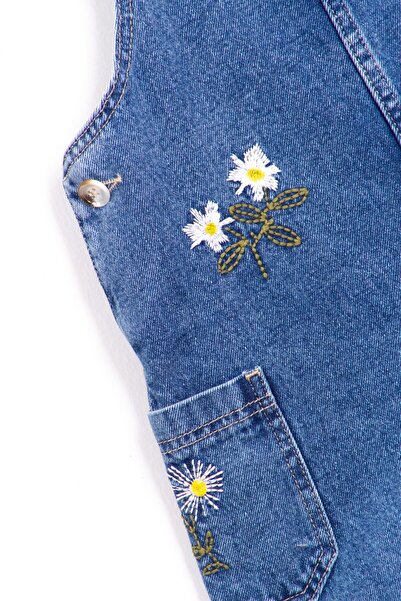 RisenChild Daisy Embroidered Salopet