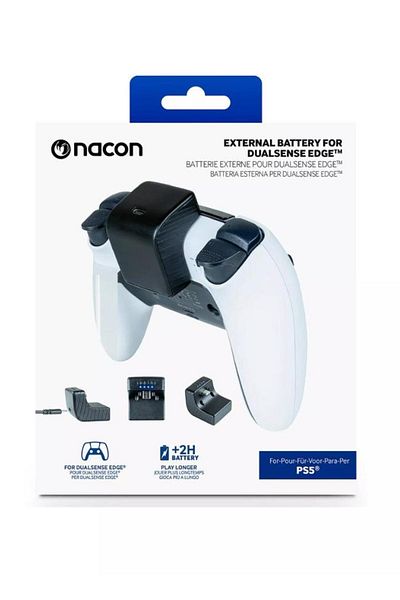Nacon Baterie externa Nacon DualSense pentru Controllere PlayStation 5, 2 ore autonomie (Negru)