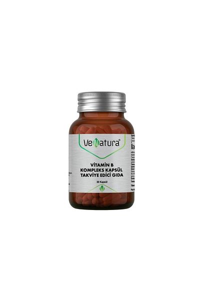 VeNatura Vitamin B Complex Capsule Supplement Food 30 Capsules
