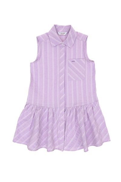 U.S. Polo Assn. Girl's Lilac Woven Dress 50306587 -Vr034
