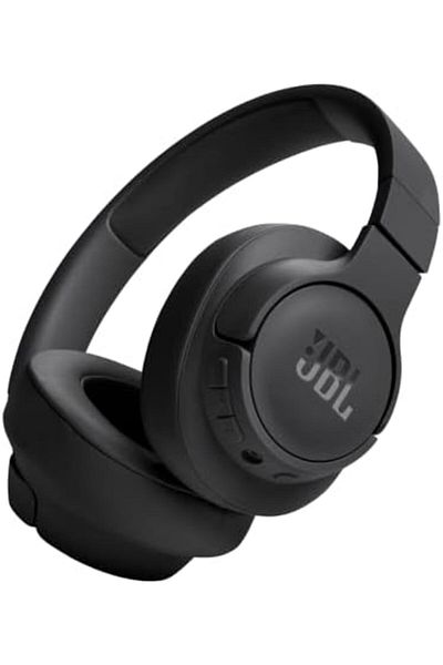 JBL سماعات Tune 720BT اللاسلكية فوق الأذن، صوت جهير نقي، بلوتوث 5.3، بطارية تدوم حتى 76 ساعة، بدون استخدام اليدين