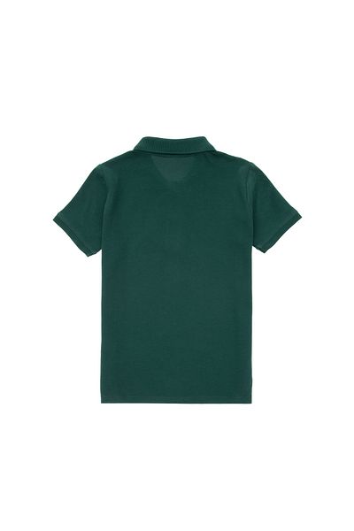 U.S. Polo Assn. Tricou pentru băiat, verde închis, cu gât polo de bază 50298049-vr079