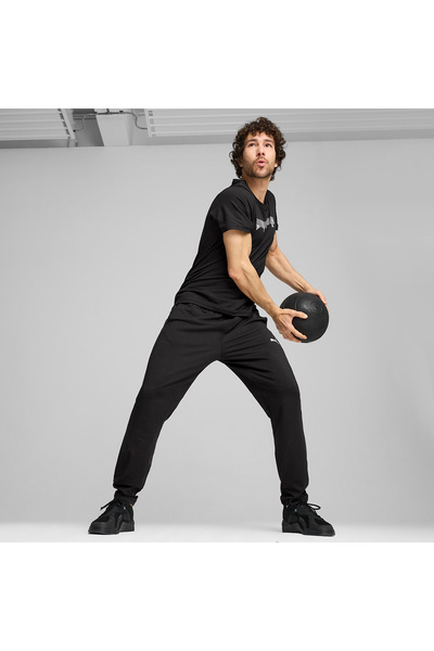 Puma Cloudspun Jogger Erkek Siyah Antrenman Eşofman Altı 52571701