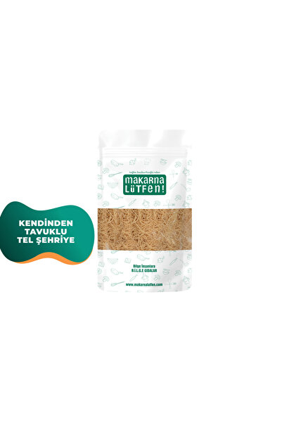 Makarna Lütfen Kendinden Tavuklu Tel Şehriye ( 8 Ay - 200 Gram)