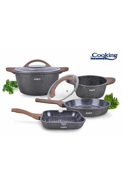 Heinner Heinner HR-ZJH-6ST PARIS cooking set, 6 pieces, aluminum