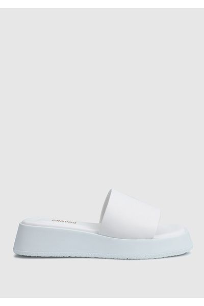 Provoq Papuci de damă ALBI - Design confortabil și elegant