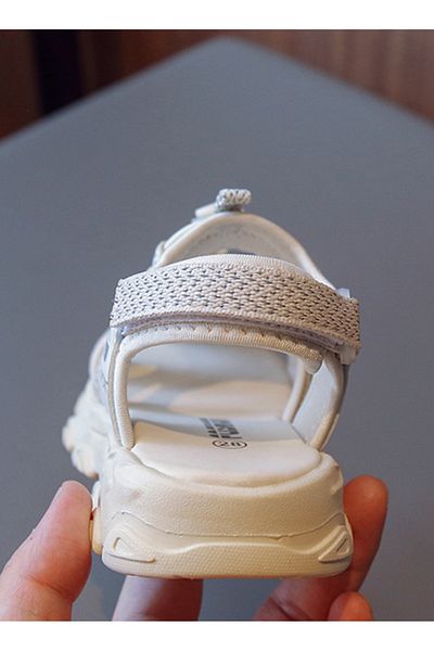 ETG Children's Closed Toe Sports Sandals - Style Boys' and Girls' Beach Shoes with Wide Toe Cap