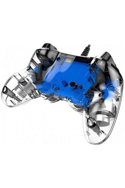 Nacon Controller cu fir Nacon Light pentru Playstation 4, Albastru