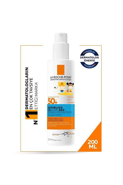 La Roche Posay أنثيليوس ديرمو 200 مل بخاخ غير مرئي بمعامل حماية 50 - للأطفال