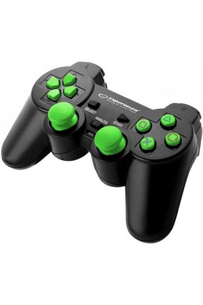 ESPERANZA Controller Esperanza Trooper EGG107G, PC/PS3 (Negru/Verde)