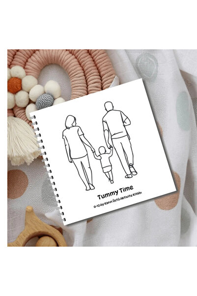 BULUT DİJİTAL 0-12 Ay Karın Üstü Aktivite Kitabı & Tummy Time & Bebek Kitapları
