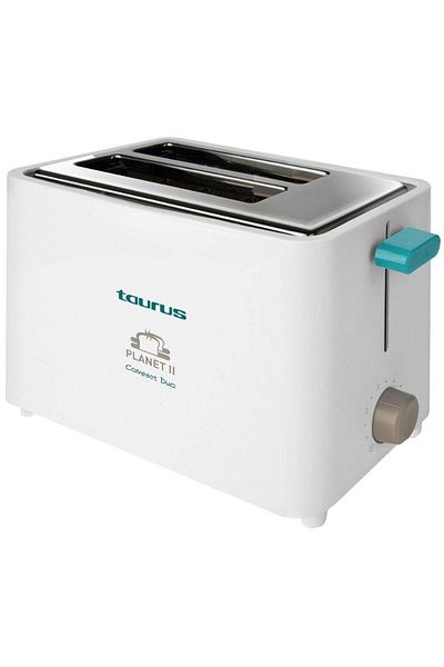 Taurus Prajitor paine Taurus Planet II PTTOF301, 750 W, 2 felii, Termostat, 6 trepte, Functia Stop (Alb)