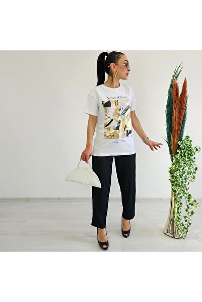 Altı Üstü Butik Never Afraid majica sa printom