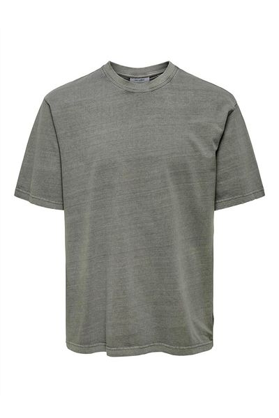 Only & Sons Onsdistress Rlx Ss Tee Men's Gray T-Shirt - Os 22030505
