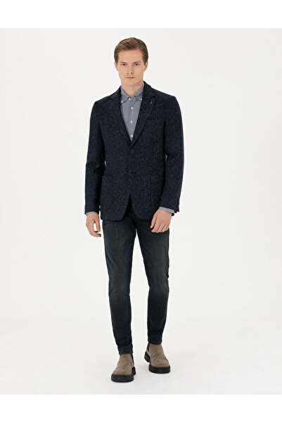 Cacharel Lacivert Slim Fit Ceket 1687215