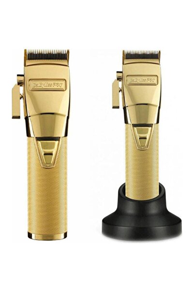 BaByliss Pro Aparat de tuns profesional cu acumulator si cablu, Babyliss Pro FX8700GE (Auriu)