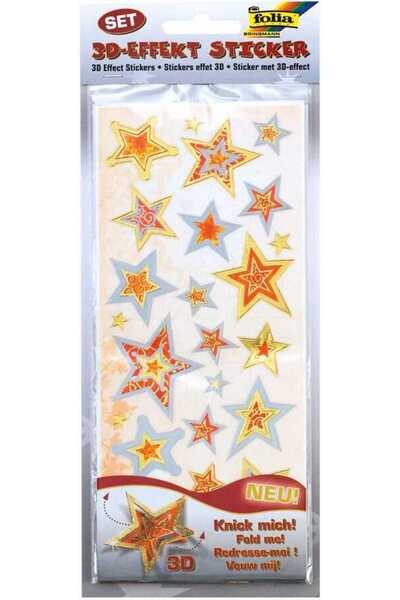 Folia 2. مجموعة ملصقات ثلاثية الأبعاد لعيد الميلاد