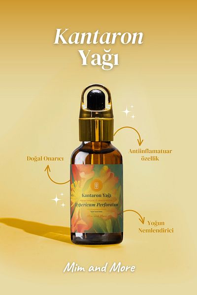 Mim and More St. John's Wort Oil - Maceration 100% Pure Natural, 50ml