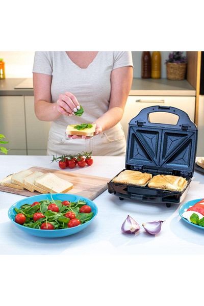 Zelmer Sandwich maker Zelmer ZSM7900, 900 W (Negru/Argintiu)
