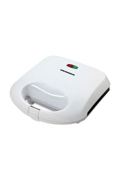 Heinner Preparat de sandvișuri Heinner SM-K750W, 750W, grătar cu vârf placi (Alb)