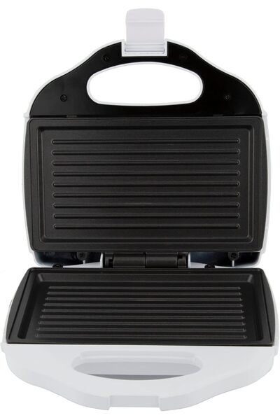 ALSAIF 750W Electric Sandwich Maker with Grill Plate, Small, Stainless Steel (Model 90534/1)