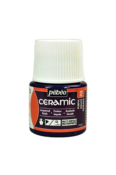 Pebeo Solvent Bazlı Seramik Boya 45ml Şişe - 12 Purple